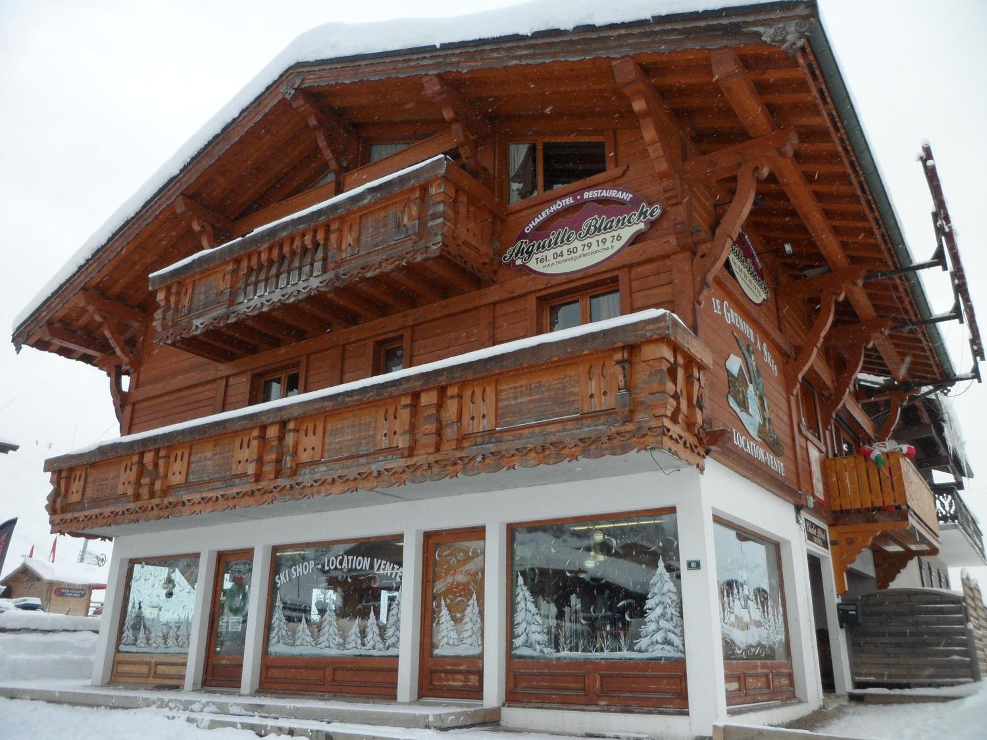 Chalet Hôtel Aiguille Blanche Logis Les Gets Buitenkant foto