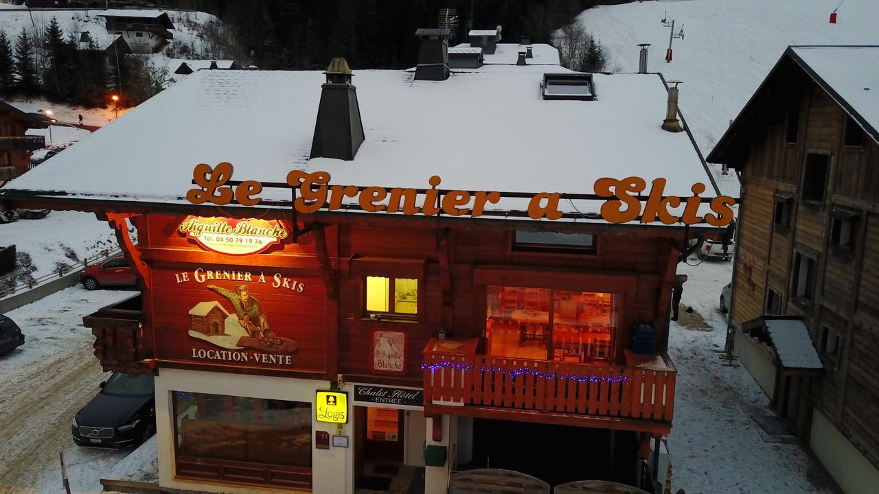 Chalet Hôtel Aiguille Blanche Logis Les Gets Buitenkant foto