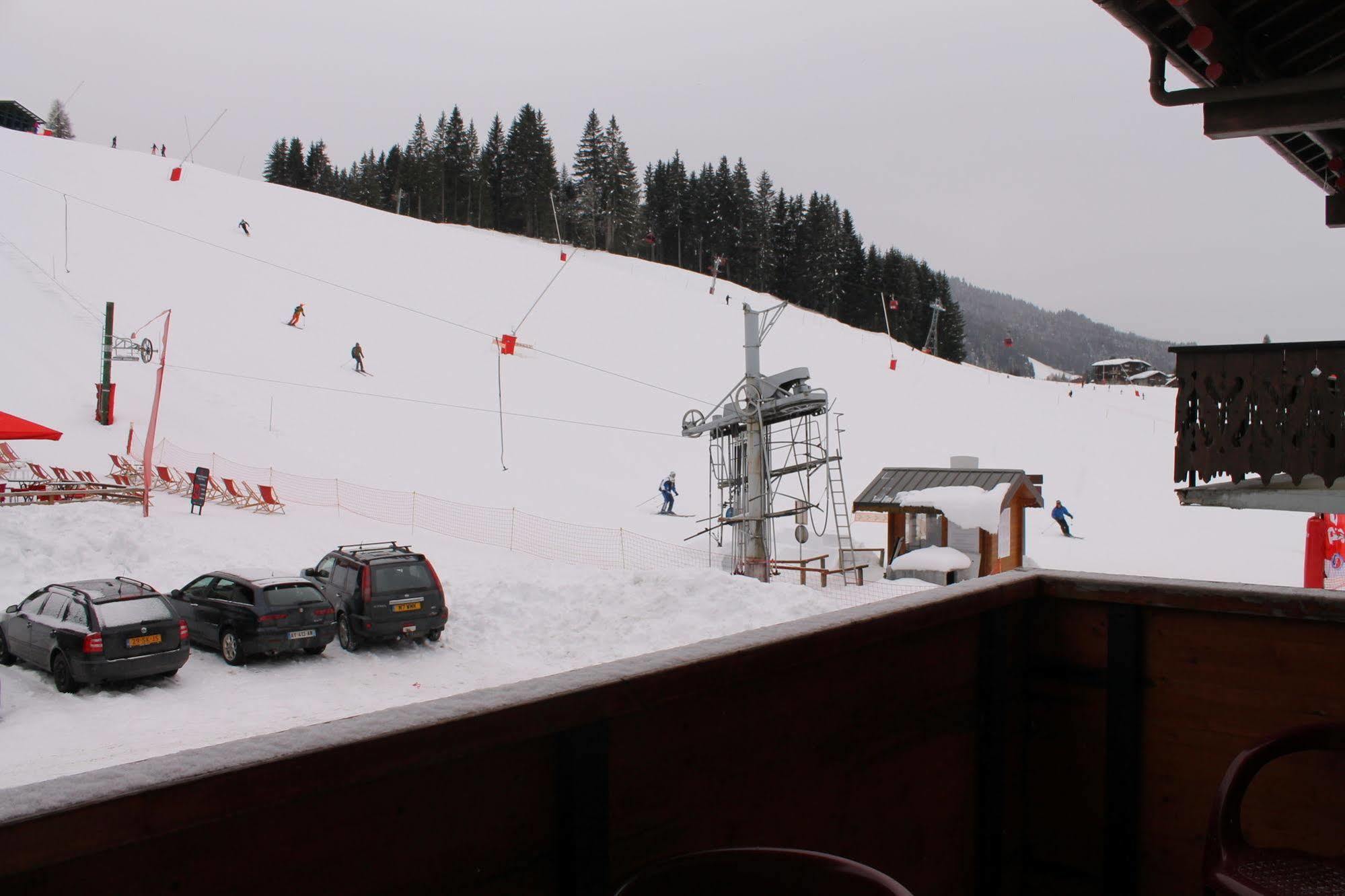 Chalet Hôtel Aiguille Blanche Logis Les Gets Buitenkant foto