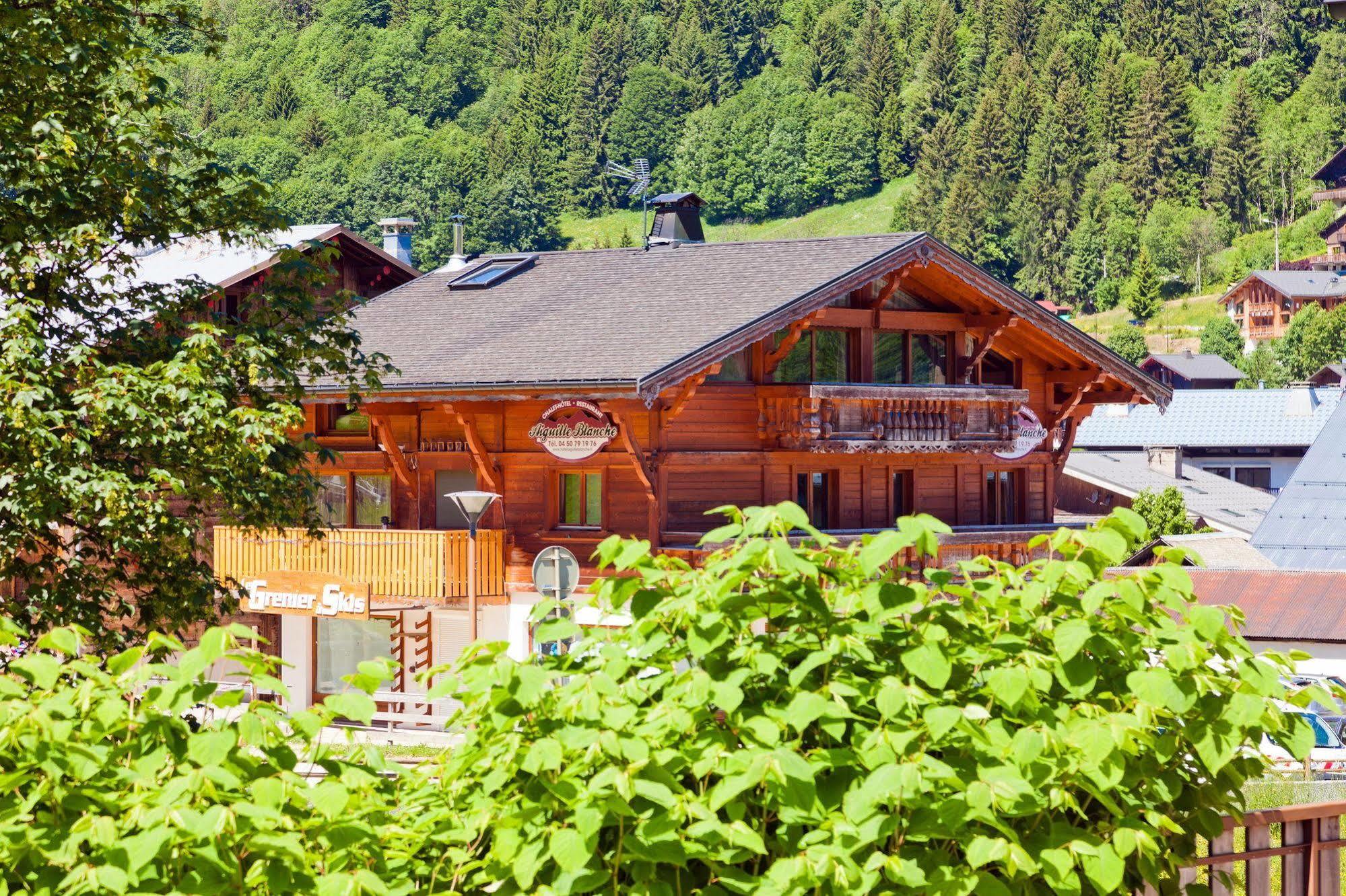 Chalet Hôtel Aiguille Blanche Logis Les Gets Buitenkant foto